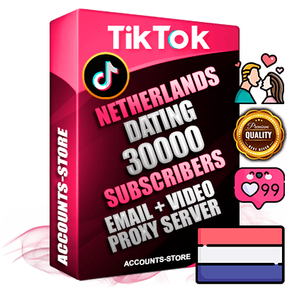 Professional Dutch PREMIUM TikTok accounts of manual registration and farming for the DATING niche with high trust history profile photos and videos — fully themed and optimized for DATING advertising and promotion — 30000 niche-related live active subscribers 2018–2022 registration years Verified Email (included) + Cookie JSON for secure import and login to the account + User Agent + high-quality content filling (profile photo banner and videos). Fully ready for targeted campaigns and ad launches from any country. Perfectly holds ads without bans. Ideal for any earning schemes affiliate promotions and marketing projects. Quality unlimited IPv4 proxy server included. Professional Dutch PREMIUM TikTok accounts of manual registration and farming for the DATING niche with high trust history profile photos and videos — fully themed and optimized for DATING advertising and promotion — 30000 niche-related live active subscribers 2018–2022 registration years Verified Email (included) + Cookie JSON for secure import and login to the account + User Agent + high-quality content filling (profile photo banner and videos). Fully ready for targeted campaigns and ad launches from any country. Perfectly holds ads without bans. Ideal for any earning schemes affiliate promotions and marketing projects. Quality unlimited IPv4 proxy server included.