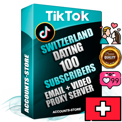 Professional Swiss PREMIUM TikTok accounts of manual registration and farming for the DATING niche with high trust history profile photos and videos — fully themed and optimized for DATING advertising and promotion — 100 niche-related live active subscribers 2018–2022 registration years Verified Email (included) + Cookie JSON for secure import and login to the account + User Agent + high-quality content filling (profile photo banner and videos). Fully ready for targeted campaigns and ad launches from any country. Perfectly holds ads without bans. Ideal for any earning schemes affiliate promotions and marketing projects. Quality unlimited IPv4 proxy server included. Professional Swiss PREMIUM TikTok accounts of manual registration and farming for the DATING niche with high trust history profile photos and videos — fully themed and optimized for DATING advertising and promotion — 100 niche-related live active subscribers 2018–2022 registration years Verified Email (included) + Cookie JSON for secure import and login to the account + User Agent + high-quality content filling (profile photo banner and videos). Fully ready for targeted campaigns and ad launches from any country. Perfectly holds ads without bans. Ideal for any earning schemes affiliate promotions and marketing projects. Quality unlimited IPv4 proxy server included.