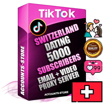 Professional Swiss PREMIUM TikTok accounts of manual registration and farming for the DATING niche with high trust history profile photos and videos — fully themed and optimized for DATING advertising and promotion — 5000 niche-related live active subscribers 2018–2022 registration years Verified Email (included) + Cookie JSON for secure import and login to the account + User Agent + high-quality content filling (profile photo banner and videos). Fully ready for targeted campaigns and ad launches from any country. Perfectly holds ads without bans. Ideal for any earning schemes affiliate promotions and marketing projects. Quality unlimited IPv4 proxy server included. Professional Swiss PREMIUM TikTok accounts of manual registration and farming for the DATING niche with high trust history profile photos and videos — fully themed and optimized for DATING advertising and promotion — 5000 niche-related live active subscribers 2018–2022 registration years Verified Email (included) + Cookie JSON for secure import and login to the account + User Agent + high-quality content filling (profile photo banner and videos). Fully ready for targeted campaigns and ad launches from any country. Perfectly holds ads without bans. Ideal for any earning schemes affiliate promotions and marketing projects. Quality unlimited IPv4 proxy server included.
