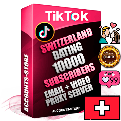 Professional Swiss PREMIUM TikTok accounts of manual registration and farming for the DATING niche with high trust history profile photos and videos — fully themed and optimized for DATING advertising and promotion — 10000 niche-related live active subscribers 2018–2022 registration years Verified Email (included) + Cookie JSON for secure import and login to the account + User Agent + high-quality content filling (profile photo banner and videos). Fully ready for targeted campaigns and ad launches from any country. Perfectly holds ads without bans. Ideal for any earning schemes affiliate promotions and marketing projects. Quality unlimited IPv4 proxy server included. Professional Swiss PREMIUM TikTok accounts of manual registration and farming for the DATING niche with high trust history profile photos and videos — fully themed and optimized for DATING advertising and promotion — 10000 niche-related live active subscribers 2018–2022 registration years Verified Email (included) + Cookie JSON for secure import and login to the account + User Agent + high-quality content filling (profile photo banner and videos). Fully ready for targeted campaigns and ad launches from any country. Perfectly holds ads without bans. Ideal for any earning schemes affiliate promotions and marketing projects. Quality unlimited IPv4 proxy server included.
