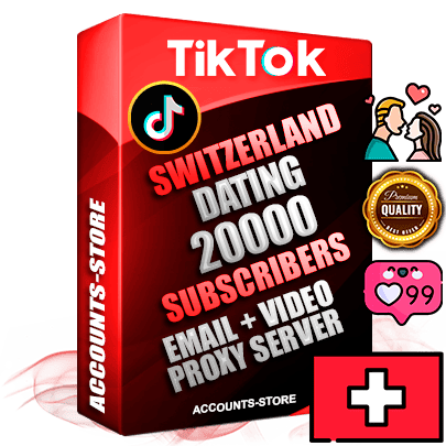 Professional Swiss PREMIUM TikTok accounts of manual registration and farming for the DATING niche with high trust history profile photos and videos — fully themed and optimized for DATING advertising and promotion — 20000 niche-related live active subscribers 2018–2022 registration years Verified Email (included) + Cookie JSON for secure import and login to the account + User Agent + high-quality content filling (profile photo banner and videos). Fully ready for targeted campaigns and ad launches from any country. Perfectly holds ads without bans. Ideal for any earning schemes affiliate promotions and marketing projects. Quality unlimited IPv4 proxy server included. Professional Swiss PREMIUM TikTok accounts of manual registration and farming for the DATING niche with high trust history profile photos and videos — fully themed and optimized for DATING advertising and promotion — 20000 niche-related live active subscribers 2018–2022 registration years Verified Email (included) + Cookie JSON for secure import and login to the account + User Agent + high-quality content filling (profile photo banner and videos). Fully ready for targeted campaigns and ad launches from any country. Perfectly holds ads without bans. Ideal for any earning schemes affiliate promotions and marketing projects. Quality unlimited IPv4 proxy server included.