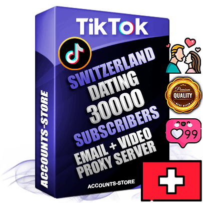 Professional Swiss PREMIUM TikTok accounts of manual registration and farming for the DATING niche with high trust history profile photos and videos — fully themed and optimized for DATING advertising and promotion — 30000 niche-related live active subscribers 2018–2022 registration years Verified Email (included) + Cookie JSON for secure import and login to the account + User Agent + high-quality content filling (profile photo banner and videos). Fully ready for targeted campaigns and ad launches from any country. Perfectly holds ads without bans. Ideal for any earning schemes affiliate promotions and marketing projects. Quality unlimited IPv4 proxy server included. Professional Swiss PREMIUM TikTok accounts of manual registration and farming for the DATING niche with high trust history profile photos and videos — fully themed and optimized for DATING advertising and promotion — 30000 niche-related live active subscribers 2018–2022 registration years Verified Email (included) + Cookie JSON for secure import and login to the account + User Agent + high-quality content filling (profile photo banner and videos). Fully ready for targeted campaigns and ad launches from any country. Perfectly holds ads without bans. Ideal for any earning schemes affiliate promotions and marketing projects. Quality unlimited IPv4 proxy server included.
