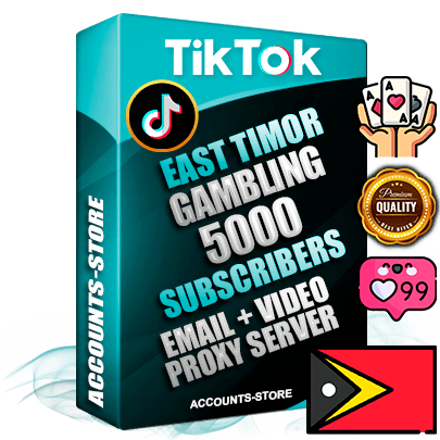 Professional Timorese PREMIUM TikTok accounts of manual registration and farming for the GAMBLING niche with high trust history profile photos and videos — fully themed and optimized for GAMBLING advertising and promotion — 5000 niche-related live active subscribers 2018–2022 registration years Verified Email (included) + Cookie JSON for secure import and login to the account + User Agent + high-quality content filling (profile photo banner and videos). Fully ready for targeted campaigns and ad launches from any country. Perfectly holds ads without bans. Ideal for any earning schemes affiliate promotions and marketing projects. Quality unlimited IPv4 proxy server included. Professional Timorese PREMIUM TikTok accounts of manual registration and farming for the GAMBLING niche with high trust history profile photos and videos — fully themed and optimized for GAMBLING advertising and promotion — 5000 niche-related live active subscribers 2018–2022 registration years Verified Email (included) + Cookie JSON for secure import and login to the account + User Agent + high-quality content filling (profile photo banner and videos). Fully ready for targeted campaigns and ad launches from any country. Perfectly holds ads without bans. Ideal for any earning schemes affiliate promotions and marketing projects. Quality unlimited IPv4 proxy server included.