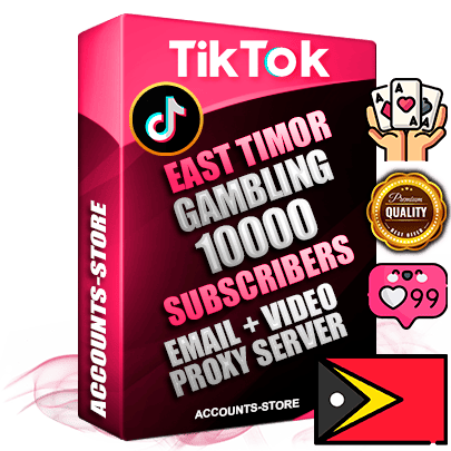 Professional Timorese PREMIUM TikTok accounts of manual registration and farming for the GAMBLING niche with high trust history profile photos and videos — fully themed and optimized for GAMBLING advertising and promotion — 10000 niche-related live active subscribers 2018–2022 registration years Verified Email (included) + Cookie JSON for secure import and login to the account + User Agent + high-quality content filling (profile photo banner and videos). Fully ready for targeted campaigns and ad launches from any country. Perfectly holds ads without bans. Ideal for any earning schemes affiliate promotions and marketing projects. Quality unlimited IPv4 proxy server included. Professional Timorese PREMIUM TikTok accounts of manual registration and farming for the GAMBLING niche with high trust history profile photos and videos — fully themed and optimized for GAMBLING advertising and promotion — 10000 niche-related live active subscribers 2018–2022 registration years Verified Email (included) + Cookie JSON for secure import and login to the account + User Agent + high-quality content filling (profile photo banner and videos). Fully ready for targeted campaigns and ad launches from any country. Perfectly holds ads without bans. Ideal for any earning schemes affiliate promotions and marketing projects. Quality unlimited IPv4 proxy server included.