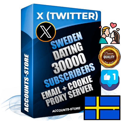 Professional Swedish PREMIUM X (Twitter) accounts of manual registration and farming for the DATING niche with high trust history photos and tweets — fully themed and optimized for DATING advertising and promotion — 30000 niche-related live active followers 2009–2014 registration year Verified Email (Included) + Cookie JSON for secure import and login to the account + User Agent + High-quality filling (Photo Header Posts). Fully ready for targeted campaigns and ad launches from any country. Perfectly hold ads without bans. Ideal for any earning schemes affiliate promotions and marketing projects. Quality unlimited IPv4 proxy server included. Professional Swedish PREMIUM X (Twitter) accounts of manual registration and farming for the DATING niche with high trust history photos and tweets — fully themed and optimized for DATING advertising and promotion — 30000 niche-related live active followers 2009–2014 registration year Verified Email (Included) + Cookie JSON for secure import and login to the account + User Agent + High-quality filling (Photo Header Posts). Fully ready for targeted campaigns and ad launches from any country. Perfectly hold ads without bans. Ideal for any earning schemes affiliate promotions and marketing projects. Quality unlimited IPv4 proxy server included.