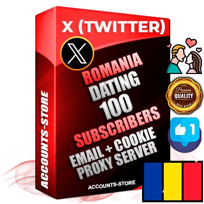 Professional Romanian PREMIUM X (Twitter) accounts of manual registration and farming for the DATING niche with high trust history photos and tweets — fully themed and optimized for DATING advertising and promotion — 100 niche-related live active followers 2009–2014 registration year Verified Email (Included) + Cookie JSON for secure import and login to the account + User Agent + High-quality filling (Photo Header Posts). Fully ready for targeted campaigns and ad launches from any country. Perfectly hold ads without bans. Ideal for any earning schemes affiliate promotions and marketing projects. Quality unlimited IPv4 proxy server included.