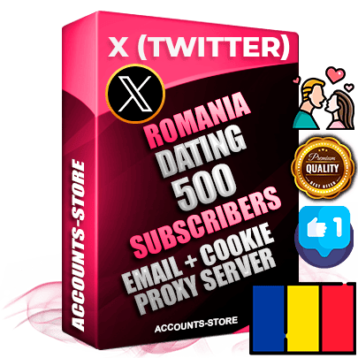Professional Romanian PREMIUM X (Twitter) accounts of manual registration and farming for the DATING niche with high trust history photos and tweets — fully themed and optimized for DATING advertising and promotion — 500 niche-related live active followers 2009–2014 registration year Verified Email (Included) + Cookie JSON for secure import and login to the account + User Agent + High-quality filling (Photo Header Posts). Fully ready for targeted campaigns and ad launches from any country. Perfectly hold ads without bans. Ideal for any earning schemes affiliate promotions and marketing projects. Quality unlimited IPv4 proxy server included.