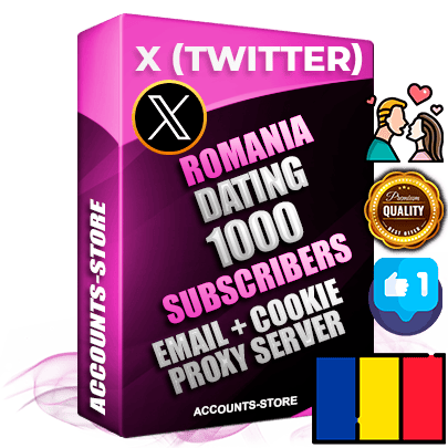 Professional Romanian PREMIUM X (Twitter) accounts of manual registration and farming for the DATING niche with high trust history photos and tweets — fully themed and optimized for DATING advertising and promotion — 1000 niche-related live active followers 2009–2014 registration year Verified Email (Included) + Cookie JSON for secure import and login to the account + User Agent + High-quality filling (Photo Header Posts). Fully ready for targeted campaigns and ad launches from any country. Perfectly hold ads without bans. Ideal for any earning schemes affiliate promotions and marketing projects. Quality unlimited IPv4 proxy server included.