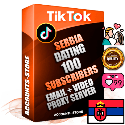 Professional Serbian PREMIUM TikTok accounts of manual registration and farming for the DATING niche with high trust history profile photos and videos — fully themed and optimized for DATING advertising and promotion — 100 niche-related live active subscribers 2018–2022 registration years Verified Email (included) + Cookie JSON for secure import and login to the account + User Agent + high-quality content filling (profile photo banner and videos). Fully ready for targeted campaigns and ad launches from any country. Perfectly holds ads without bans. Ideal for any earning schemes affiliate promotions and marketing projects. Quality unlimited IPv4 proxy server included. Professional Serbian PREMIUM TikTok accounts of manual registration and farming for the DATING niche with high trust history profile photos and videos — fully themed and optimized for DATING advertising and promotion — 100 niche-related live active subscribers 2018–2022 registration years Verified Email (included) + Cookie JSON for secure import and login to the account + User Agent + high-quality content filling (profile photo banner and videos). Fully ready for targeted campaigns and ad launches from any country. Perfectly holds ads without bans. Ideal for any earning schemes affiliate promotions and marketing projects. Quality unlimited IPv4 proxy server included.