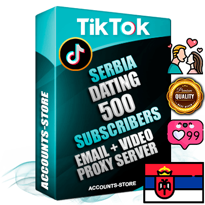 Professional Serbian PREMIUM TikTok accounts of manual registration and farming for the DATING niche with high trust history profile photos and videos — fully themed and optimized for DATING advertising and promotion — 500 niche-related live active subscribers 2018–2022 registration years Verified Email (included) + Cookie JSON for secure import and login to the account + User Agent + high-quality content filling (profile photo banner and videos). Fully ready for targeted campaigns and ad launches from any country. Perfectly holds ads without bans. Ideal for any earning schemes affiliate promotions and marketing projects. Quality unlimited IPv4 proxy server included. Professional Serbian PREMIUM TikTok accounts of manual registration and farming for the DATING niche with high trust history profile photos and videos — fully themed and optimized for DATING advertising and promotion — 500 niche-related live active subscribers 2018–2022 registration years Verified Email (included) + Cookie JSON for secure import and login to the account + User Agent + high-quality content filling (profile photo banner and videos). Fully ready for targeted campaigns and ad launches from any country. Perfectly holds ads without bans. Ideal for any earning schemes affiliate promotions and marketing projects. Quality unlimited IPv4 proxy server included.