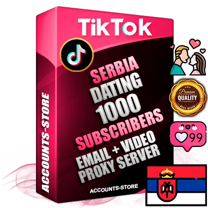 Professional Serbian PREMIUM TikTok accounts of manual registration and farming for the DATING niche with high trust history profile photos and videos — fully themed and optimized for DATING advertising and promotion — 1000 niche-related live active subscribers 2018–2022 registration years Verified Email (included) + Cookie JSON for secure import and login to the account + User Agent + high-quality content filling (profile photo banner and videos). Fully ready for targeted campaigns and ad launches from any country. Perfectly holds ads without bans. Ideal for any earning schemes affiliate promotions and marketing projects. Quality unlimited IPv4 proxy server included.