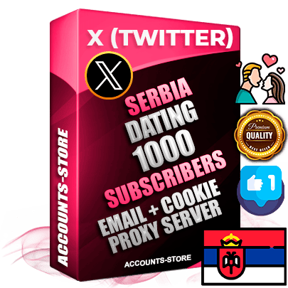 Professional Serbian PREMIUM X (Twitter) accounts of manual registration and farming for the DATING niche with high trust history photos and tweets — fully themed and optimized for DATING advertising and promotion — 1000 niche-related live active followers 2009–2014 registration year Verified Email (Included) + Cookie JSON for secure import and login to the account + User Agent + High-quality filling (Photo Header Posts). Fully ready for targeted campaigns and ad launches from any country. Perfectly hold ads without bans. Ideal for any earning schemes affiliate promotions and marketing projects. Quality unlimited IPv4 proxy server included.