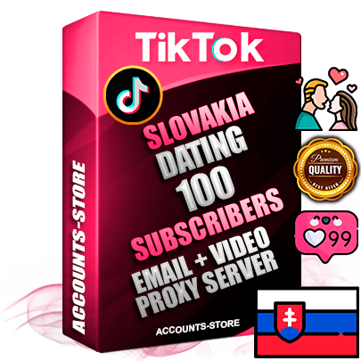 Professional Slovak PREMIUM TikTok accounts of manual registration and farming for the DATING niche with high trust history profile photos and videos — fully themed and optimized for DATING advertising and promotion — 100 niche-related live active subscribers 2018–2022 registration years Verified Email (included) + Cookie JSON for secure import and login to the account + User Agent + high-quality content filling (profile photo banner and videos). Fully ready for targeted campaigns and ad launches from any country. Perfectly holds ads without bans. Ideal for any earning schemes affiliate promotions and marketing projects. Quality unlimited IPv4 proxy server included.