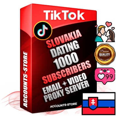 Professional Slovak PREMIUM TikTok accounts of manual registration and farming for the DATING niche with high trust history profile photos and videos — fully themed and optimized for DATING advertising and promotion — 1000 niche-related live active subscribers 2018–2022 registration years Verified Email (included) + Cookie JSON for secure import and login to the account + User Agent + high-quality content filling (profile photo banner and videos). Fully ready for targeted campaigns and ad launches from any country. Perfectly holds ads without bans. Ideal for any earning schemes affiliate promotions and marketing projects. Quality unlimited IPv4 proxy server included. Professional Slovak PREMIUM TikTok accounts of manual registration and farming for the DATING niche with high trust history profile photos and videos — fully themed and optimized for DATING advertising and promotion — 1000 niche-related live active subscribers 2018–2022 registration years Verified Email (included) + Cookie JSON for secure import and login to the account + User Agent + high-quality content filling (profile photo banner and videos). Fully ready for targeted campaigns and ad launches from any country. Perfectly holds ads without bans. Ideal for any earning schemes affiliate promotions and marketing projects. Quality unlimited IPv4 proxy server included.