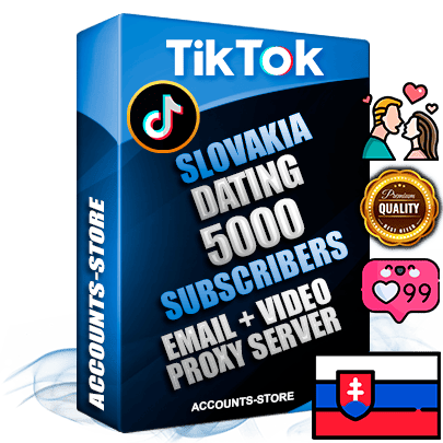 Professional Slovak PREMIUM TikTok accounts of manual registration and farming for the DATING niche with high trust history profile photos and videos — fully themed and optimized for DATING advertising and promotion — 5000 niche-related live active subscribers 2018–2022 registration years Verified Email (included) + Cookie JSON for secure import and login to the account + User Agent + high-quality content filling (profile photo banner and videos). Fully ready for targeted campaigns and ad launches from any country. Perfectly holds ads without bans. Ideal for any earning schemes affiliate promotions and marketing projects. Quality unlimited IPv4 proxy server included. Professional Slovak PREMIUM TikTok accounts of manual registration and farming for the DATING niche with high trust history profile photos and videos — fully themed and optimized for DATING advertising and promotion — 5000 niche-related live active subscribers 2018–2022 registration years Verified Email (included) + Cookie JSON for secure import and login to the account + User Agent + high-quality content filling (profile photo banner and videos). Fully ready for targeted campaigns and ad launches from any country. Perfectly holds ads without bans. Ideal for any earning schemes affiliate promotions and marketing projects. Quality unlimited IPv4 proxy server included.