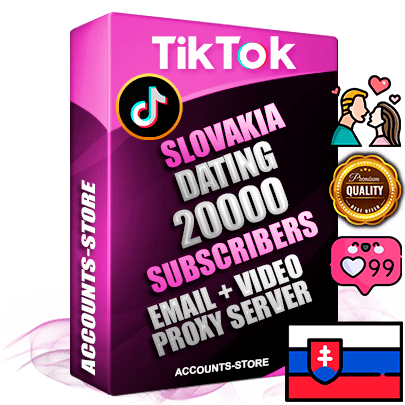 Professional Slovak PREMIUM TikTok accounts of manual registration and farming for the DATING niche with high trust history profile photos and videos — fully themed and optimized for DATING advertising and promotion — 20000 niche-related live active subscribers 2018–2022 registration years Verified Email (included) + Cookie JSON for secure import and login to the account + User Agent + high-quality content filling (profile photo banner and videos). Fully ready for targeted campaigns and ad launches from any country. Perfectly holds ads without bans. Ideal for any earning schemes affiliate promotions and marketing projects. Quality unlimited IPv4 proxy server included. Professional Slovak PREMIUM TikTok accounts of manual registration and farming for the DATING niche with high trust history profile photos and videos — fully themed and optimized for DATING advertising and promotion — 20000 niche-related live active subscribers 2018–2022 registration years Verified Email (included) + Cookie JSON for secure import and login to the account + User Agent + high-quality content filling (profile photo banner and videos). Fully ready for targeted campaigns and ad launches from any country. Perfectly holds ads without bans. Ideal for any earning schemes affiliate promotions and marketing projects. Quality unlimited IPv4 proxy server included.