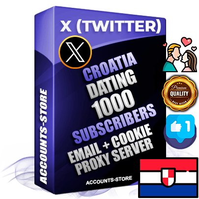 Professional Croatian PREMIUM X (Twitter) accounts of manual registration and farming for the DATING niche with high trust history photos and tweets — fully themed and optimized for DATING advertising and promotion — 1000 niche-related live active followers 2009–2014 registration year Verified Email (Included) + Cookie JSON for secure import and login to the account + User Agent + High-quality filling (Photo Header Posts). Fully ready for targeted campaigns and ad launches from any country. Perfectly hold ads without bans. Ideal for any earning schemes affiliate promotions and marketing projects. Quality unlimited IPv4 proxy server included.