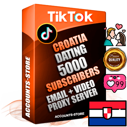 Professional Croatian PREMIUM TikTok accounts of manual registration and farming for the DATING niche with high trust history profile photos and videos — fully themed and optimized for DATING advertising and promotion — 5000 niche-related live active subscribers 2018–2022 registration years Verified Email (included) + Cookie JSON for secure import and login to the account + User Agent + high-quality content filling (profile photo banner and videos). Fully ready for targeted campaigns and ad launches from any country. Perfectly holds ads without bans. Ideal for any earning schemes affiliate promotions and marketing projects. Quality unlimited IPv4 proxy server included.