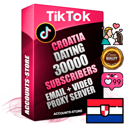Professional Croatian PREMIUM TikTok accounts of manual registration and farming for the DATING niche with high trust history profile photos and videos — fully themed and optimized for DATING advertising and promotion — 30000 niche-related live active subscribers 2018–2022 registration years Verified Email (included) + Cookie JSON for secure import and login to the account + User Agent + high-quality content filling (profile photo banner and videos). Fully ready for targeted campaigns and ad launches from any country. Perfectly holds ads without bans. Ideal for any earning schemes affiliate promotions and marketing projects. Quality unlimited IPv4 proxy server included.