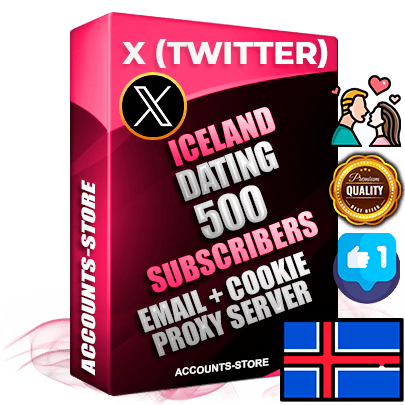 Professional Icelandic PREMIUM X (Twitter) accounts of manual registration and farming for the DATING niche with high trust history photos and tweets — fully themed and optimized for DATING advertising and promotion — 500 niche-related live active followers 2009–2014 registration year Verified Email (Included) + Cookie JSON for secure import and login to the account + User Agent + High-quality filling (Photo Header Posts). Fully ready for targeted campaigns and ad launches from any country. Perfectly hold ads without bans. Ideal for any earning schemes affiliate promotions and marketing projects. Quality unlimited IPv4 proxy server included.
