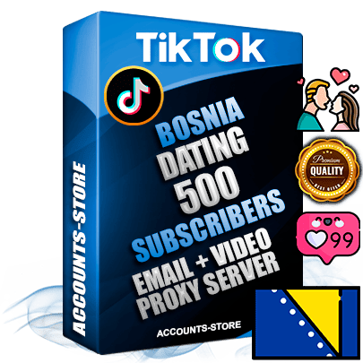 Professional Bosnian PREMIUM TikTok accounts of manual registration and farming for the DATING niche with high trust history profile photos and videos — fully themed and optimized for DATING advertising and promotion — 500 niche-related live active subscribers 2018–2022 registration years Verified Email (included) + Cookie JSON for secure import and login to the account + User Agent + high-quality content filling (profile photo banner and videos). Fully ready for targeted campaigns and ad launches from any country. Perfectly holds ads without bans. Ideal for any earning schemes affiliate promotions and marketing projects. Quality unlimited IPv4 proxy server included.