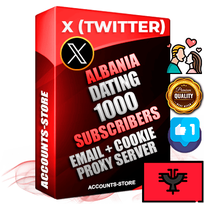 Professional Albanian PREMIUM X (Twitter) accounts of manual registration and farming for the DATING niche with high trust history photos and tweets — fully themed and optimized for DATING advertising and promotion — 1000 niche-related live active followers 2009–2014 registration year Verified Email (Included) + Cookie JSON for secure import and login to the account + User Agent + High-quality filling (Photo Header Posts). Fully ready for targeted campaigns and ad launches from any country. Perfectly hold ads without bans. Ideal for any earning schemes affiliate promotions and marketing projects. Quality unlimited IPv4 proxy server included.
