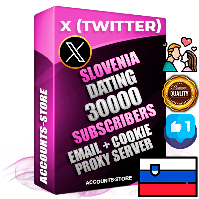 Professional Slovenian PREMIUM X (Twitter) accounts of manual registration and farming for the DATING niche with high trust history photos and tweets — fully themed and optimized for DATING advertising and promotion — 30000 niche-related live active followers 2009–2014 registration year Verified Email (Included) + Cookie JSON for secure import and login to the account + User Agent + High-quality filling (Photo Header Posts). Fully ready for targeted campaigns and ad launches from any country. Perfectly hold ads without bans. Ideal for any earning schemes affiliate promotions and marketing projects. Quality unlimited IPv4 proxy server included. Professional Slovenian PREMIUM X (Twitter) accounts of manual registration and farming for the DATING niche with high trust history photos and tweets — fully themed and optimized for DATING advertising and promotion — 30000 niche-related live active followers 2009–2014 registration year Verified Email (Included) + Cookie JSON for secure import and login to the account + User Agent + High-quality filling (Photo Header Posts). Fully ready for targeted campaigns and ad launches from any country. Perfectly hold ads without bans. Ideal for any earning schemes affiliate promotions and marketing projects. Quality unlimited IPv4 proxy server included.