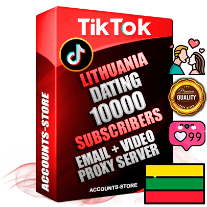 Professional Lithuanian PREMIUM TikTok accounts of manual registration and farming for the DATING niche with high trust history profile photos and videos — fully themed and optimized for DATING advertising and promotion — 10000 niche-related live active subscribers 2018–2022 registration years Verified Email (included) + Cookie JSON for secure import and login to the account + User Agent + high-quality content filling (profile photo banner and videos). Fully ready for targeted campaigns and ad launches from any country. Perfectly holds ads without bans. Ideal for any earning schemes affiliate promotions and marketing projects. Quality unlimited IPv4 proxy server included. Professional Lithuanian PREMIUM TikTok accounts of manual registration and farming for the DATING niche with high trust history profile photos and videos — fully themed and optimized for DATING advertising and promotion — 10000 niche-related live active subscribers 2018–2022 registration years Verified Email (included) + Cookie JSON for secure import and login to the account + User Agent + high-quality content filling (profile photo banner and videos). Fully ready for targeted campaigns and ad launches from any country. Perfectly holds ads without bans. Ideal for any earning schemes affiliate promotions and marketing projects. Quality unlimited IPv4 proxy server included.
