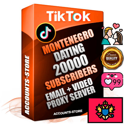 Professional Montenegrin PREMIUM TikTok accounts of manual registration and farming for the DATING niche with high trust history profile photos and videos — fully themed and optimized for DATING advertising and promotion — 20000 niche-related live active subscribers 2018–2022 registration years Verified Email (included) + Cookie JSON for secure import and login to the account + User Agent + high-quality content filling (profile photo banner and videos). Fully ready for targeted campaigns and ad launches from any country. Perfectly holds ads without bans. Ideal for any earning schemes affiliate promotions and marketing projects. Quality unlimited IPv4 proxy server included. Professional Montenegrin PREMIUM TikTok accounts of manual registration and farming for the DATING niche with high trust history profile photos and videos — fully themed and optimized for DATING advertising and promotion — 20000 niche-related live active subscribers 2018–2022 registration years Verified Email (included) + Cookie JSON for secure import and login to the account + User Agent + high-quality content filling (profile photo banner and videos). Fully ready for targeted campaigns and ad launches from any country. Perfectly holds ads without bans. Ideal for any earning schemes affiliate promotions and marketing projects. Quality unlimited IPv4 proxy server included.