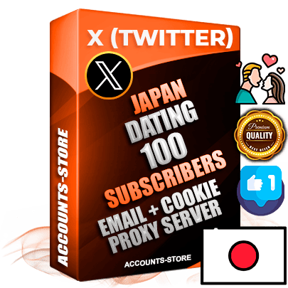 Professional Japanese PREMIUM X (Twitter) accounts of manual registration and farming for the DATING niche with high trust history photos and tweets — fully themed and optimized for DATING advertising and promotion — 100 niche-related live active followers 2009–2014 registration year Verified Email (Included) + Cookie JSON for secure import and login to the account + User Agent + High-quality filling (Photo Header Posts). Fully ready for targeted campaigns and ad launches from any country. Perfectly hold ads without bans. Ideal for any earning schemes affiliate promotions and marketing projects. Quality unlimited IPv4 proxy server included.