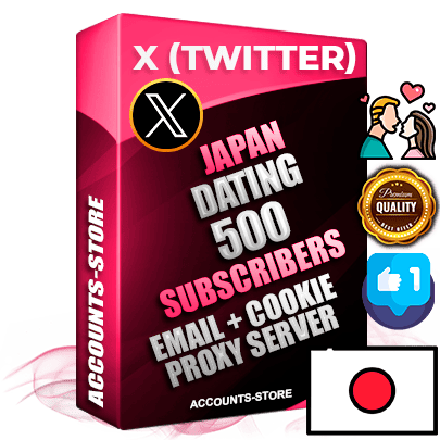 Professional Japanese PREMIUM X (Twitter) accounts of manual registration and farming for the DATING niche with high trust history photos and tweets — fully themed and optimized for DATING advertising and promotion — 500 niche-related live active followers 2009–2014 registration year Verified Email (Included) + Cookie JSON for secure import and login to the account + User Agent + High-quality filling (Photo Header Posts). Fully ready for targeted campaigns and ad launches from any country. Perfectly hold ads without bans. Ideal for any earning schemes affiliate promotions and marketing projects. Quality unlimited IPv4 proxy server included.
