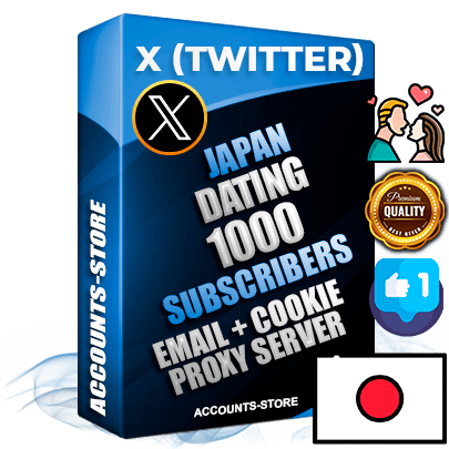Professional Japanese PREMIUM X (Twitter) accounts of manual registration and farming for the DATING niche with high trust history photos and tweets — fully themed and optimized for DATING advertising and promotion — 1000 niche-related live active followers 2009–2014 registration year Verified Email (Included) + Cookie JSON for secure import and login to the account + User Agent + High-quality filling (Photo Header Posts). Fully ready for targeted campaigns and ad launches from any country. Perfectly hold ads without bans. Ideal for any earning schemes affiliate promotions and marketing projects. Quality unlimited IPv4 proxy server included.