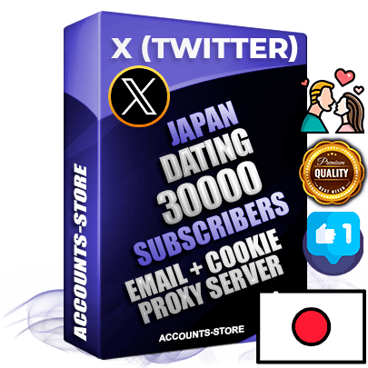 Professional Japanese PREMIUM X (Twitter) accounts of manual registration and farming for the DATING niche with high trust history photos and tweets — fully themed and optimized for DATING advertising and promotion — 30000 niche-related live active followers 2009–2014 registration year Verified Email (Included) + Cookie JSON for secure import and login to the account + User Agent + High-quality filling (Photo Header Posts). Fully ready for targeted campaigns and ad launches from any country. Perfectly hold ads without bans. Ideal for any earning schemes affiliate promotions and marketing projects. Quality unlimited IPv4 proxy server included.