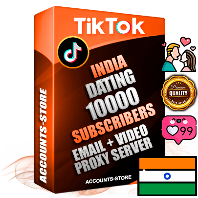 Professional Indian PREMIUM TikTok accounts of manual registration and farming for the DATING niche with high trust history profile photos and videos — fully themed and optimized for DATING advertising and promotion — 10000 niche-related live active subscribers 2018–2022 registration years Verified Email (included) + Cookie JSON for secure import and login to the account + User Agent + high-quality content filling (profile photo banner and videos). Fully ready for targeted campaigns and ad launches from any country. Perfectly holds ads without bans. Ideal for any earning schemes affiliate promotions and marketing projects. Quality unlimited IPv4 proxy server included. Professional Indian PREMIUM TikTok accounts of manual registration and farming for the DATING niche with high trust history profile photos and videos — fully themed and optimized for DATING advertising and promotion — 10000 niche-related live active subscribers 2018–2022 registration years Verified Email (included) + Cookie JSON for secure import and login to the account + User Agent + high-quality content filling (profile photo banner and videos). Fully ready for targeted campaigns and ad launches from any country. Perfectly holds ads without bans. Ideal for any earning schemes affiliate promotions and marketing projects. Quality unlimited IPv4 proxy server included.