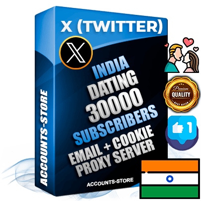 Professional Indian PREMIUM X (Twitter) accounts of manual registration and farming for the DATING niche with high trust history photos and tweets — fully themed and optimized for DATING advertising and promotion — 30000 niche-related live active followers 2009–2014 registration year Verified Email (Included) + Cookie JSON for secure import and login to the account + User Agent + High-quality filling (Photo Header Posts). Fully ready for targeted campaigns and ad launches from any country. Perfectly hold ads without bans. Ideal for any earning schemes affiliate promotions and marketing projects. Quality unlimited IPv4 proxy server included.