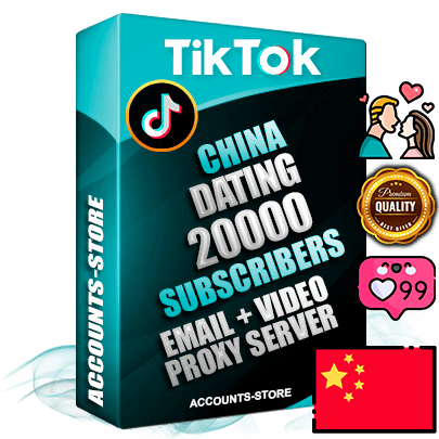 Professional Chinese PREMIUM TikTok accounts of manual registration and farming for the DATING niche with high trust history profile photos and videos — fully themed and optimized for DATING advertising and promotion — 20000 niche-related live active subscribers 2018–2022 registration years Verified Email (included) + Cookie JSON for secure import and login to the account + User Agent + high-quality content filling (profile photo banner and videos). Fully ready for targeted campaigns and ad launches from any country. Perfectly holds ads without bans. Ideal for any earning schemes affiliate promotions and marketing projects. Quality unlimited IPv4 proxy server included.