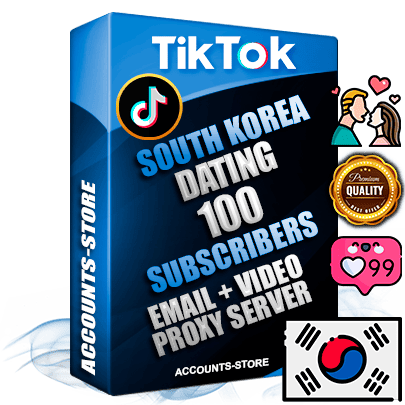 Professional Korean PREMIUM TikTok accounts of manual registration and farming for the DATING niche with high trust history profile photos and videos — fully themed and optimized for DATING advertising and promotion — 100 niche-related live active subscribers 2018–2022 registration years Verified Email (included) + Cookie JSON for secure import and login to the account + User Agent + high-quality content filling (profile photo banner and videos). Fully ready for targeted campaigns and ad launches from any country. Perfectly holds ads without bans. Ideal for any earning schemes affiliate promotions and marketing projects. Quality unlimited IPv4 proxy server included.