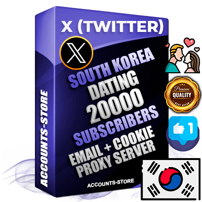 Professional Korean PREMIUM X (Twitter) accounts of manual registration and farming for the DATING niche with high trust history photos and tweets — fully themed and optimized for DATING advertising and promotion — 20000 niche-related live active followers 2009–2014 registration year Verified Email (Included) + Cookie JSON for secure import and login to the account + User Agent + High-quality filling (Photo Header Posts). Fully ready for targeted campaigns and ad launches from any country. Perfectly hold ads without bans. Ideal for any earning schemes affiliate promotions and marketing projects. Quality unlimited IPv4 proxy server included. Professional Korean PREMIUM X (Twitter) accounts of manual registration and farming for the DATING niche with high trust history photos and tweets — fully themed and optimized for DATING advertising and promotion — 20000 niche-related live active followers 2009–2014 registration year Verified Email (Included) + Cookie JSON for secure import and login to the account + User Agent + High-quality filling (Photo Header Posts). Fully ready for targeted campaigns and ad launches from any country. Perfectly hold ads without bans. Ideal for any earning schemes affiliate promotions and marketing projects. Quality unlimited IPv4 proxy server included.