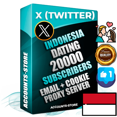 Professional Indonesian PREMIUM X (Twitter) accounts of manual registration and farming for the DATING niche with high trust history photos and tweets — fully themed and optimized for DATING advertising and promotion — 20000 niche-related live active followers 2009–2014 registration year Verified Email (Included) + Cookie JSON for secure import and login to the account + User Agent + High-quality filling (Photo Header Posts). Fully ready for targeted campaigns and ad launches from any country. Perfectly hold ads without bans. Ideal for any earning schemes affiliate promotions and marketing projects. Quality unlimited IPv4 proxy server included.