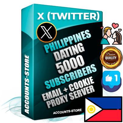 Professional Filipino PREMIUM X (Twitter) accounts of manual registration and farming for the DATING niche with high trust history photos and tweets — fully themed and optimized for DATING advertising and promotion — 5000 niche-related live active followers 2009–2014 registration year Verified Email (Included) + Cookie JSON for secure import and login to the account + User Agent + High-quality filling (Photo Header Posts). Fully ready for targeted campaigns and ad launches from any country. Perfectly hold ads without bans. Ideal for any earning schemes affiliate promotions and marketing projects. Quality unlimited IPv4 proxy server included.
