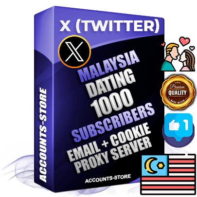 Professional Malaysian PREMIUM X (Twitter) accounts of manual registration and farming for the DATING niche with high trust history photos and tweets — fully themed and optimized for DATING advertising and promotion — 1000 niche-related live active followers 2009–2014 registration year Verified Email (Included) + Cookie JSON for secure import and login to the account + User Agent + High-quality filling (Photo Header Posts). Fully ready for targeted campaigns and ad launches from any country. Perfectly hold ads without bans. Ideal for any earning schemes affiliate promotions and marketing projects. Quality unlimited IPv4 proxy server included. Professional Malaysian PREMIUM X (Twitter) accounts of manual registration and farming for the DATING niche with high trust history photos and tweets — fully themed and optimized for DATING advertising and promotion — 1000 niche-related live active followers 2009–2014 registration year Verified Email (Included) + Cookie JSON for secure import and login to the account + User Agent + High-quality filling (Photo Header Posts). Fully ready for targeted campaigns and ad launches from any country. Perfectly hold ads without bans. Ideal for any earning schemes affiliate promotions and marketing projects. Quality unlimited IPv4 proxy server included.