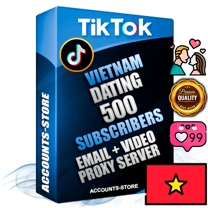 Professional Vietnamese PREMIUM TikTok accounts of manual registration and farming for the DATING niche with high trust history profile photos and videos — fully themed and optimized for DATING advertising and promotion — 500 niche-related live active subscribers 2018–2022 registration years Verified Email (included) + Cookie JSON for secure import and login to the account + User Agent + high-quality content filling (profile photo banner and videos). Fully ready for targeted campaigns and ad launches from any country. Perfectly holds ads without bans. Ideal for any earning schemes affiliate promotions and marketing projects. Quality unlimited IPv4 proxy server included. Professional Vietnamese PREMIUM TikTok accounts of manual registration and farming for the DATING niche with high trust history profile photos and videos — fully themed and optimized for DATING advertising and promotion — 500 niche-related live active subscribers 2018–2022 registration years Verified Email (included) + Cookie JSON for secure import and login to the account + User Agent + high-quality content filling (profile photo banner and videos). Fully ready for targeted campaigns and ad launches from any country. Perfectly holds ads without bans. Ideal for any earning schemes affiliate promotions and marketing projects. Quality unlimited IPv4 proxy server included.