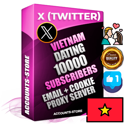 Professional Vietnamese PREMIUM X (Twitter) accounts of manual registration and farming for the DATING niche with high trust history photos and tweets — fully themed and optimized for DATING advertising and promotion — 10000 niche-related live active followers 2009–2014 registration year Verified Email (Included) + Cookie JSON for secure import and login to the account + User Agent + High-quality filling (Photo Header Posts). Fully ready for targeted campaigns and ad launches from any country. Perfectly hold ads without bans. Ideal for any earning schemes affiliate promotions and marketing projects. Quality unlimited IPv4 proxy server included. Professional Vietnamese PREMIUM X (Twitter) accounts of manual registration and farming for the DATING niche with high trust history photos and tweets — fully themed and optimized for DATING advertising and promotion — 10000 niche-related live active followers 2009–2014 registration year Verified Email (Included) + Cookie JSON for secure import and login to the account + User Agent + High-quality filling (Photo Header Posts). Fully ready for targeted campaigns and ad launches from any country. Perfectly hold ads without bans. Ideal for any earning schemes affiliate promotions and marketing projects. Quality unlimited IPv4 proxy server included.