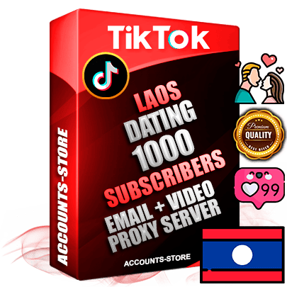 Professional Laotian PREMIUM TikTok accounts of manual registration and farming for the DATING niche with high trust history profile photos and videos — fully themed and optimized for DATING advertising and promotion — 1000 niche-related live active subscribers 2018–2022 registration years Verified Email (included) + Cookie JSON for secure import and login to the account + User Agent + high-quality content filling (profile photo banner and videos). Fully ready for targeted campaigns and ad launches from any country. Perfectly holds ads without bans. Ideal for any earning schemes affiliate promotions and marketing projects. Quality unlimited IPv4 proxy server included. Professional Laotian PREMIUM TikTok accounts of manual registration and farming for the DATING niche with high trust history profile photos and videos — fully themed and optimized for DATING advertising and promotion — 1000 niche-related live active subscribers 2018–2022 registration years Verified Email (included) + Cookie JSON for secure import and login to the account + User Agent + high-quality content filling (profile photo banner and videos). Fully ready for targeted campaigns and ad launches from any country. Perfectly holds ads without bans. Ideal for any earning schemes affiliate promotions and marketing projects. Quality unlimited IPv4 proxy server included.