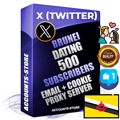 Professional Brunei PREMIUM X (Twitter) accounts of manual registration and farming for the DATING niche with high trust history photos and tweets — fully themed and optimized for DATING advertising and promotion — 500 niche-related live active followers 2009–2014 registration year Verified Email (Included) + Cookie JSON for secure import and login to the account + User Agent + High-quality filling (Photo Header Posts). Fully ready for targeted campaigns and ad launches from any country. Perfectly hold ads without bans. Ideal for any earning schemes affiliate promotions and marketing projects. Quality unlimited IPv4 proxy server included. Professional Brunei PREMIUM X (Twitter) accounts of manual registration and farming for the DATING niche with high trust history photos and tweets — fully themed and optimized for DATING advertising and promotion — 500 niche-related live active followers 2009–2014 registration year Verified Email (Included) + Cookie JSON for secure import and login to the account + User Agent + High-quality filling (Photo Header Posts). Fully ready for targeted campaigns and ad launches from any country. Perfectly hold ads without bans. Ideal for any earning schemes affiliate promotions and marketing projects. Quality unlimited IPv4 proxy server included.