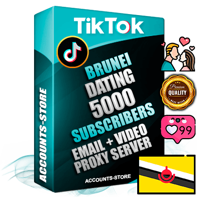 Professional Brunei PREMIUM TikTok accounts of manual registration and farming for the DATING niche with high trust history profile photos and videos — fully themed and optimized for DATING advertising and promotion — 5000 niche-related live active subscribers 2018–2022 registration years Verified Email (included) + Cookie JSON for secure import and login to the account + User Agent + high-quality content filling (profile photo banner and videos). Fully ready for targeted campaigns and ad launches from any country. Perfectly holds ads without bans. Ideal for any earning schemes affiliate promotions and marketing projects. Quality unlimited IPv4 proxy server included.