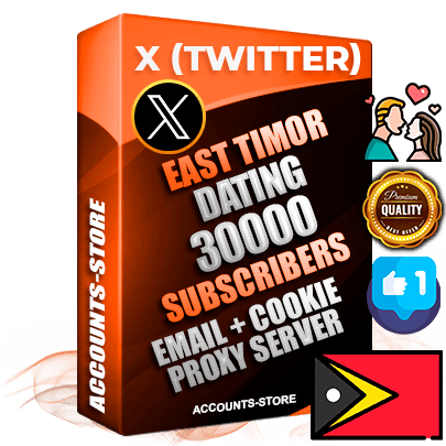 Professional Timorese PREMIUM X (Twitter) accounts of manual registration and farming for the DATING niche with high trust history photos and tweets — fully themed and optimized for DATING advertising and promotion — 30000 niche-related live active followers 2009–2014 registration year Verified Email (Included) + Cookie JSON for secure import and login to the account + User Agent + High-quality filling (Photo Header Posts). Fully ready for targeted campaigns and ad launches from any country. Perfectly hold ads without bans. Ideal for any earning schemes affiliate promotions and marketing projects. Quality unlimited IPv4 proxy server included. Professional Timorese PREMIUM X (Twitter) accounts of manual registration and farming for the DATING niche with high trust history photos and tweets — fully themed and optimized for DATING advertising and promotion — 30000 niche-related live active followers 2009–2014 registration year Verified Email (Included) + Cookie JSON for secure import and login to the account + User Agent + High-quality filling (Photo Header Posts). Fully ready for targeted campaigns and ad launches from any country. Perfectly hold ads without bans. Ideal for any earning schemes affiliate promotions and marketing projects. Quality unlimited IPv4 proxy server included.