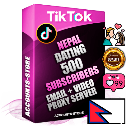 Professional Nepalese PREMIUM TikTok accounts of manual registration and farming for the DATING niche with high trust history profile photos and videos — fully themed and optimized for DATING advertising and promotion — 500 niche-related live active subscribers 2018–2022 registration years Verified Email (included) + Cookie JSON for secure import and login to the account + User Agent + high-quality content filling (profile photo banner and videos). Fully ready for targeted campaigns and ad launches from any country. Perfectly holds ads without bans. Ideal for any earning schemes affiliate promotions and marketing projects. Quality unlimited IPv4 proxy server included.