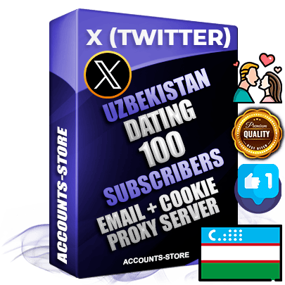 Professional Uzbek PREMIUM X (Twitter) accounts of manual registration and farming for the DATING niche with high trust history photos and tweets — fully themed and optimized for DATING advertising and promotion — 100 niche-related live active followers 2009–2014 registration year Verified Email (Included) + Cookie JSON for secure import and login to the account + User Agent + High-quality filling (Photo Header Posts). Fully ready for targeted campaigns and ad launches from any country. Perfectly hold ads without bans. Ideal for any earning schemes affiliate promotions and marketing projects. Quality unlimited IPv4 proxy server included. Professional Uzbek PREMIUM X (Twitter) accounts of manual registration and farming for the DATING niche with high trust history photos and tweets — fully themed and optimized for DATING advertising and promotion — 100 niche-related live active followers 2009–2014 registration year Verified Email (Included) + Cookie JSON for secure import and login to the account + User Agent + High-quality filling (Photo Header Posts). Fully ready for targeted campaigns and ad launches from any country. Perfectly hold ads without bans. Ideal for any earning schemes affiliate promotions and marketing projects. Quality unlimited IPv4 proxy server included.