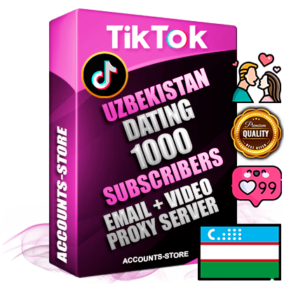 Professional Uzbek PREMIUM TikTok accounts of manual registration and farming for the DATING niche with high trust history profile photos and videos — fully themed and optimized for DATING advertising and promotion — 1000 niche-related live active subscribers 2018–2022 registration years Verified Email (included) + Cookie JSON for secure import and login to the account + User Agent + high-quality content filling (profile photo banner and videos). Fully ready for targeted campaigns and ad launches from any country. Perfectly holds ads without bans. Ideal for any earning schemes affiliate promotions and marketing projects. Quality unlimited IPv4 proxy server included.